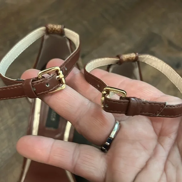 White House Black Market Women’s Elodie Platform Wedge Heels Size 7.5 - Picture 7 of 11